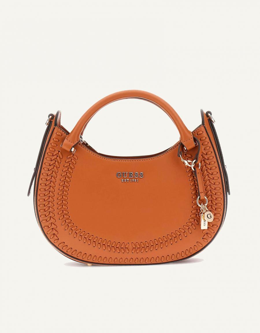 BOLSO GUESS BAGS TATUM SATCHEL HWNG96 67060 en color Cuero