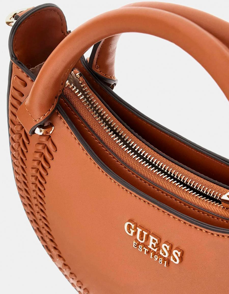 BOLSO GUESS BAGS TATUM SATCHEL HWNG96 67060 en color Cuero