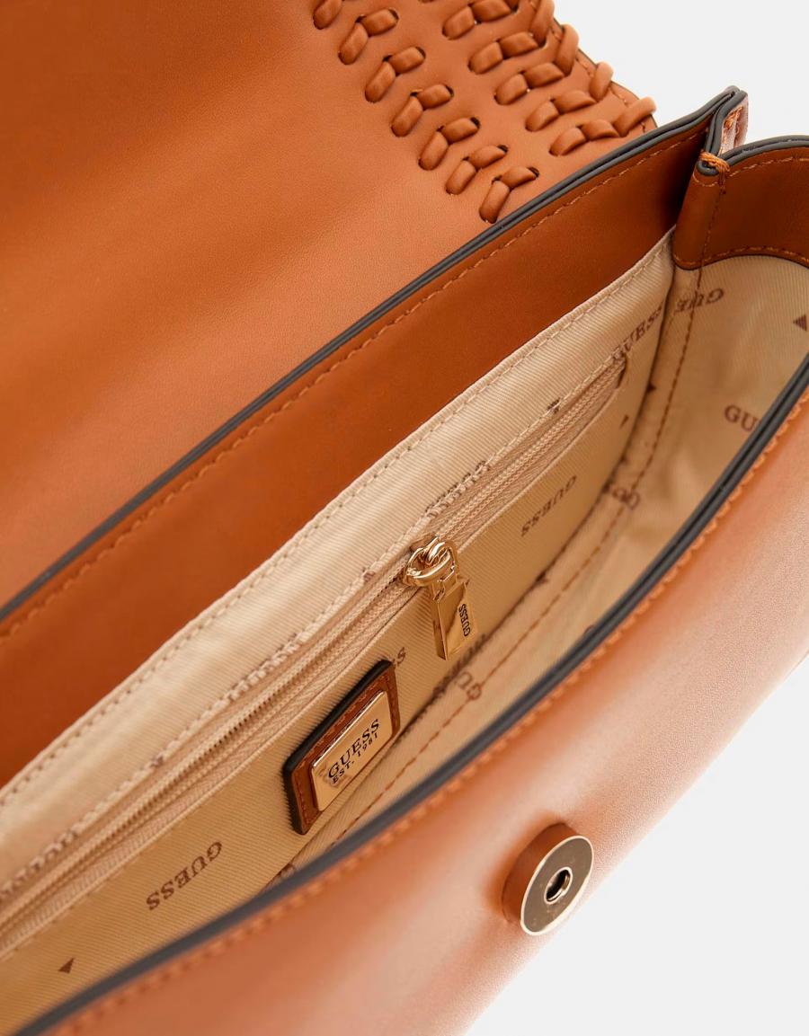 BOLSO GUESS BAGS TATUM CONV HWNG96 67210 en color Cuero