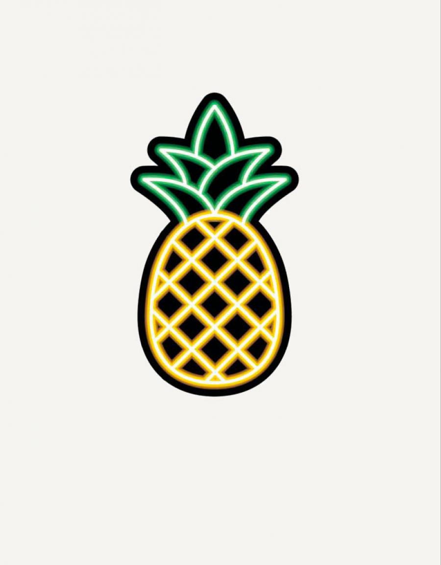 PINS CROCS 10009424 LED PINEAPPLE en color Multicolor