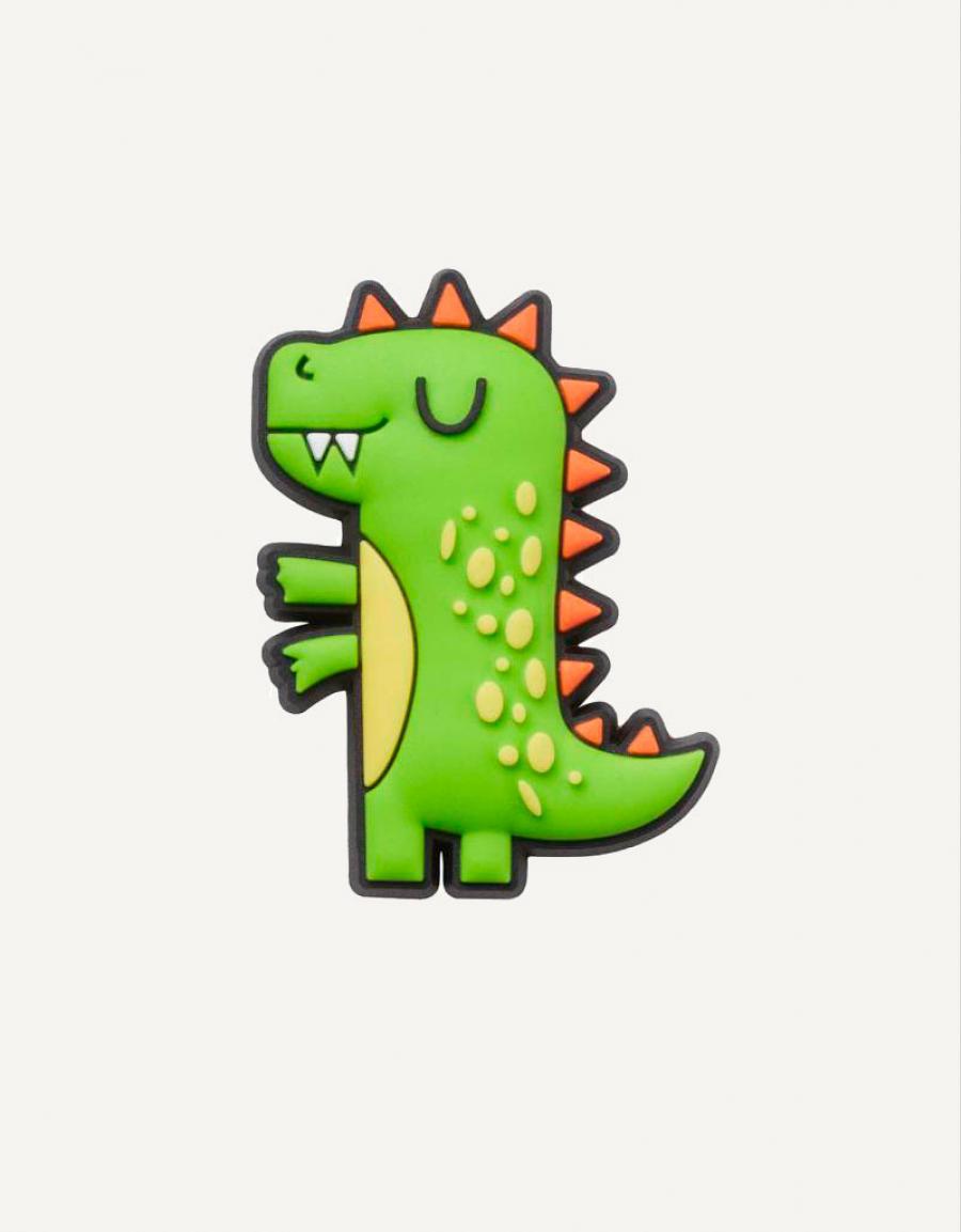 PINS CROCS 10009429 GREEN DINO en color Multicolor