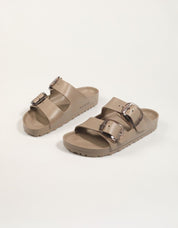 CHANCLAS BIRKENSTOCK ARIZONA  BIG BUCKLE EVA en color Taupe