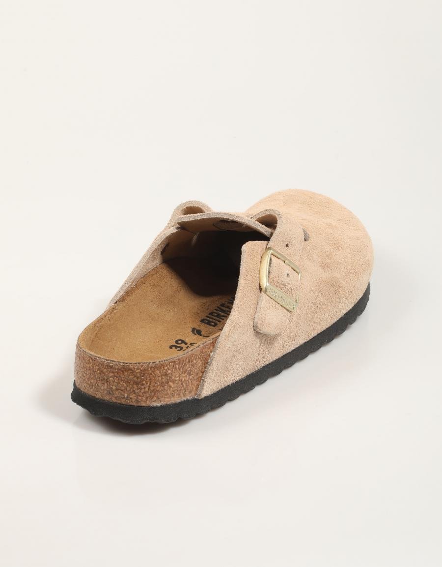 SANDALIAS BIRKENSTOCK BOSTON LEVE en color Beige