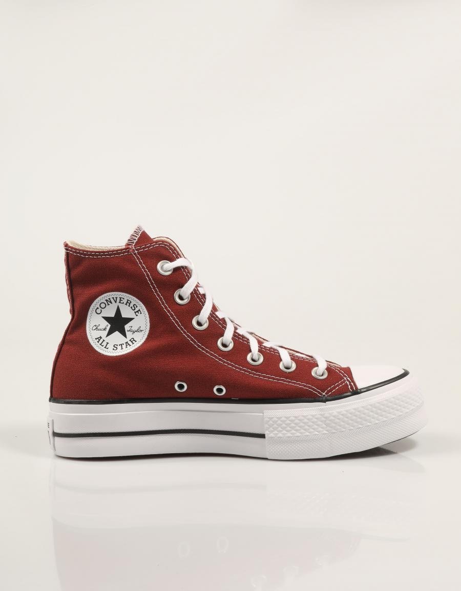 ZAPATILLAS CONVERSE CHUCK TAYLOR ALL STAR LIFT en color Burdeos