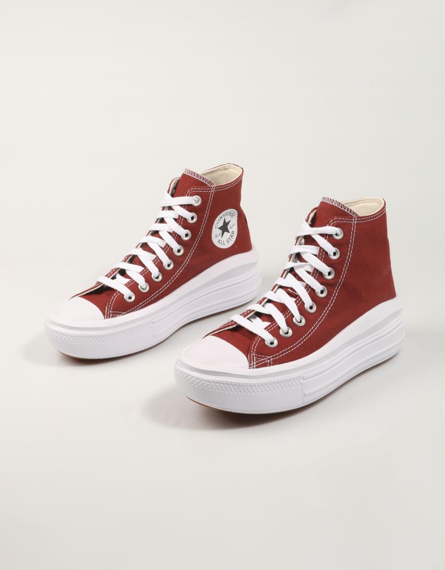 ZAPATILLAS CONVERSE CHUCK TAYLOR ALL STAR MOVE en color Burdeos