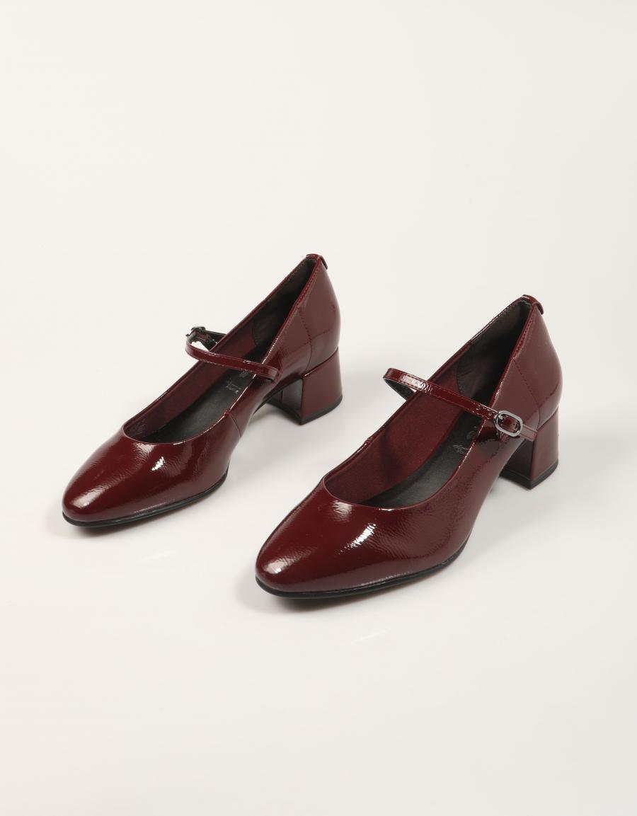 ZAPATOS VESTIR TAMARIS 22312 43 en color Burdeos
