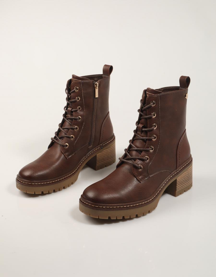 BOTINES XTI 144454 en color Marron