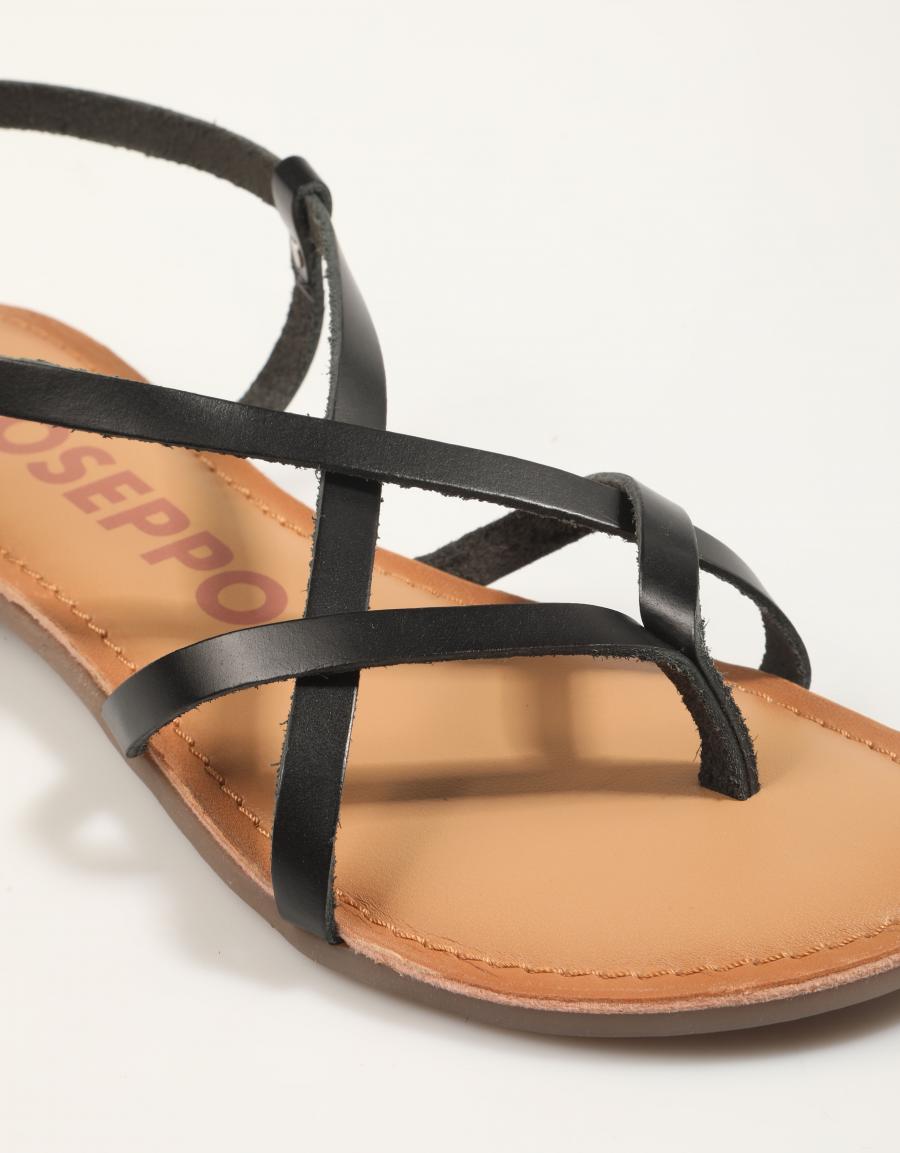 SANDALIAS GIOSEPPO LELEX en color Negro