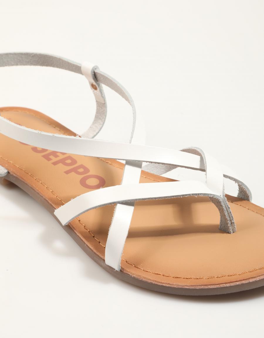 SANDALIAS GIOSEPPO LELEX en color Blanco