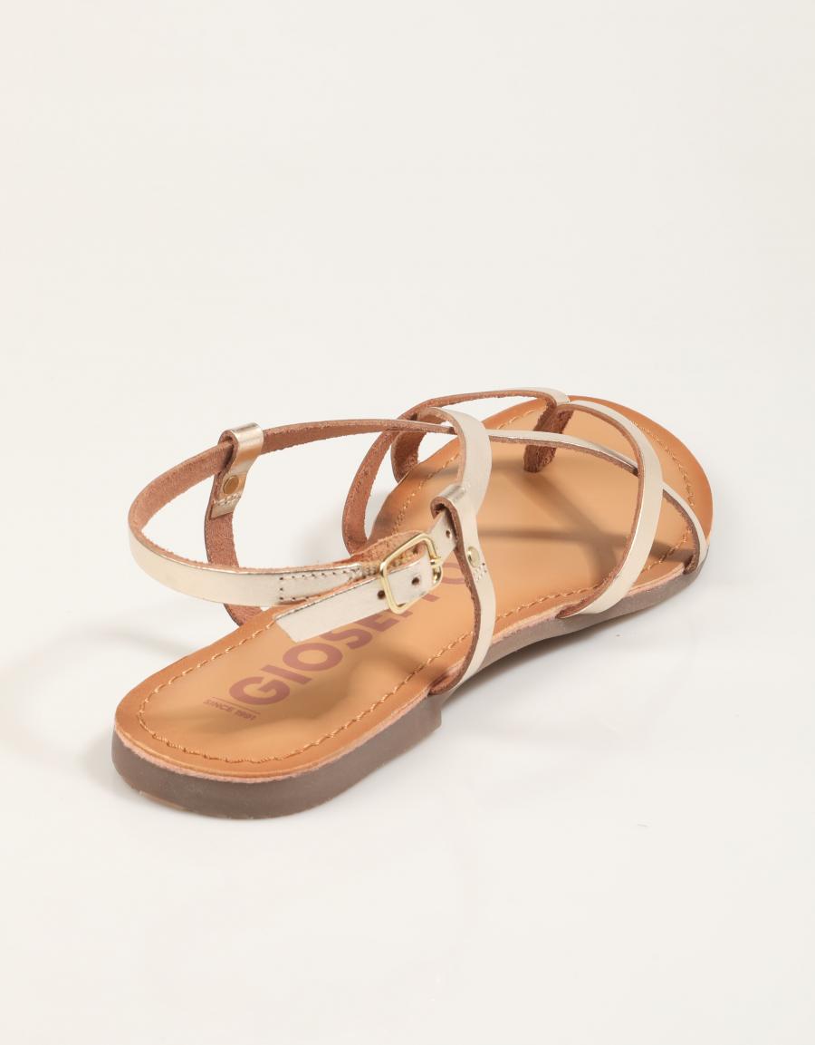 SANDALIAS GIOSEPPO LELEX en color Oro