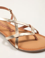 SANDALIAS GIOSEPPO LELEX en color Oro