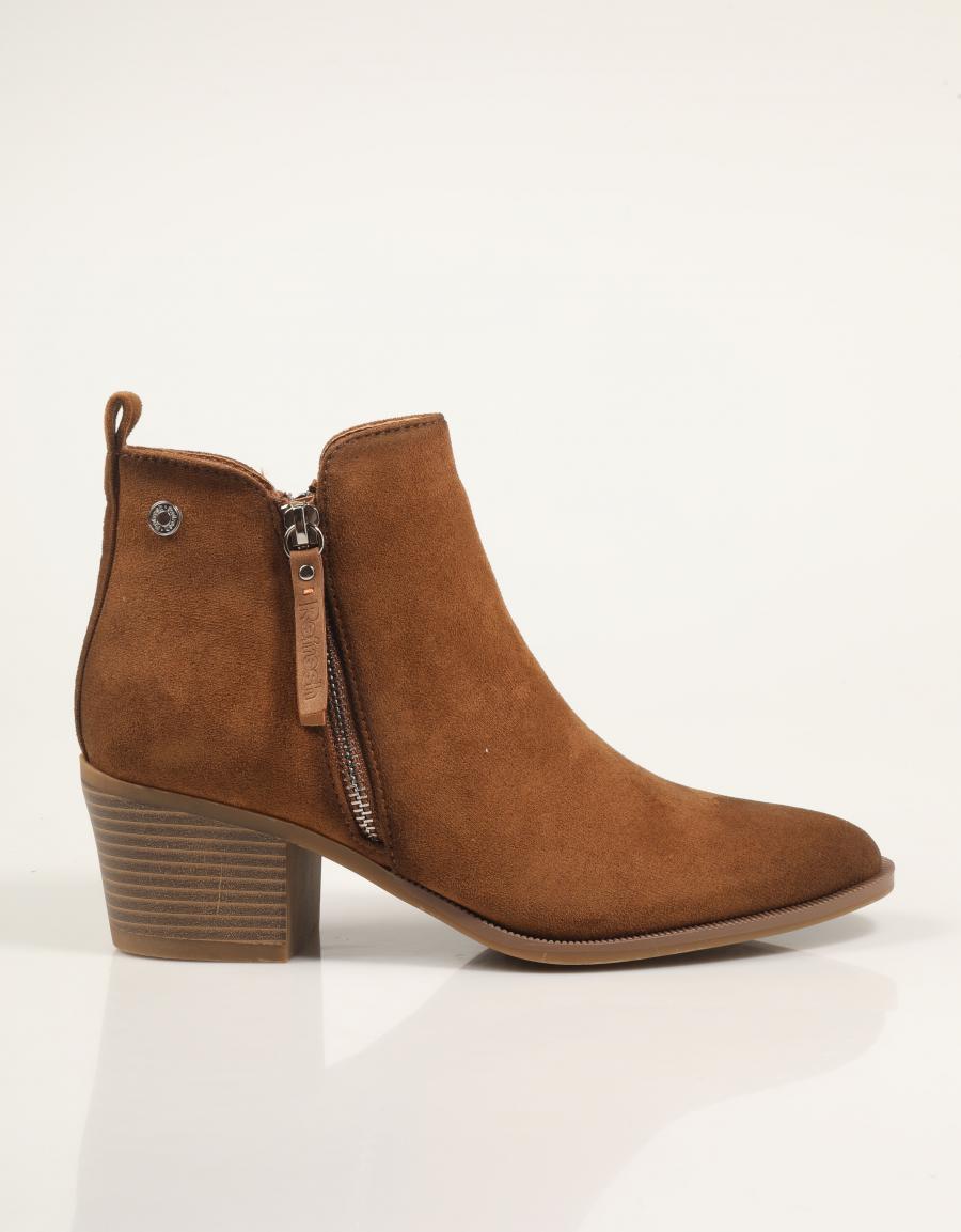 BOTINES REFRESH 173180 en color Cuero