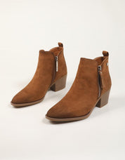 BOTINES REFRESH 173180 en color Cuero