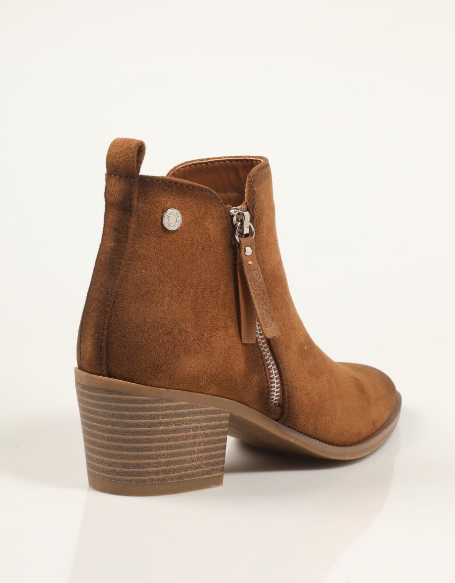 BOTINES REFRESH 173180 en color Cuero