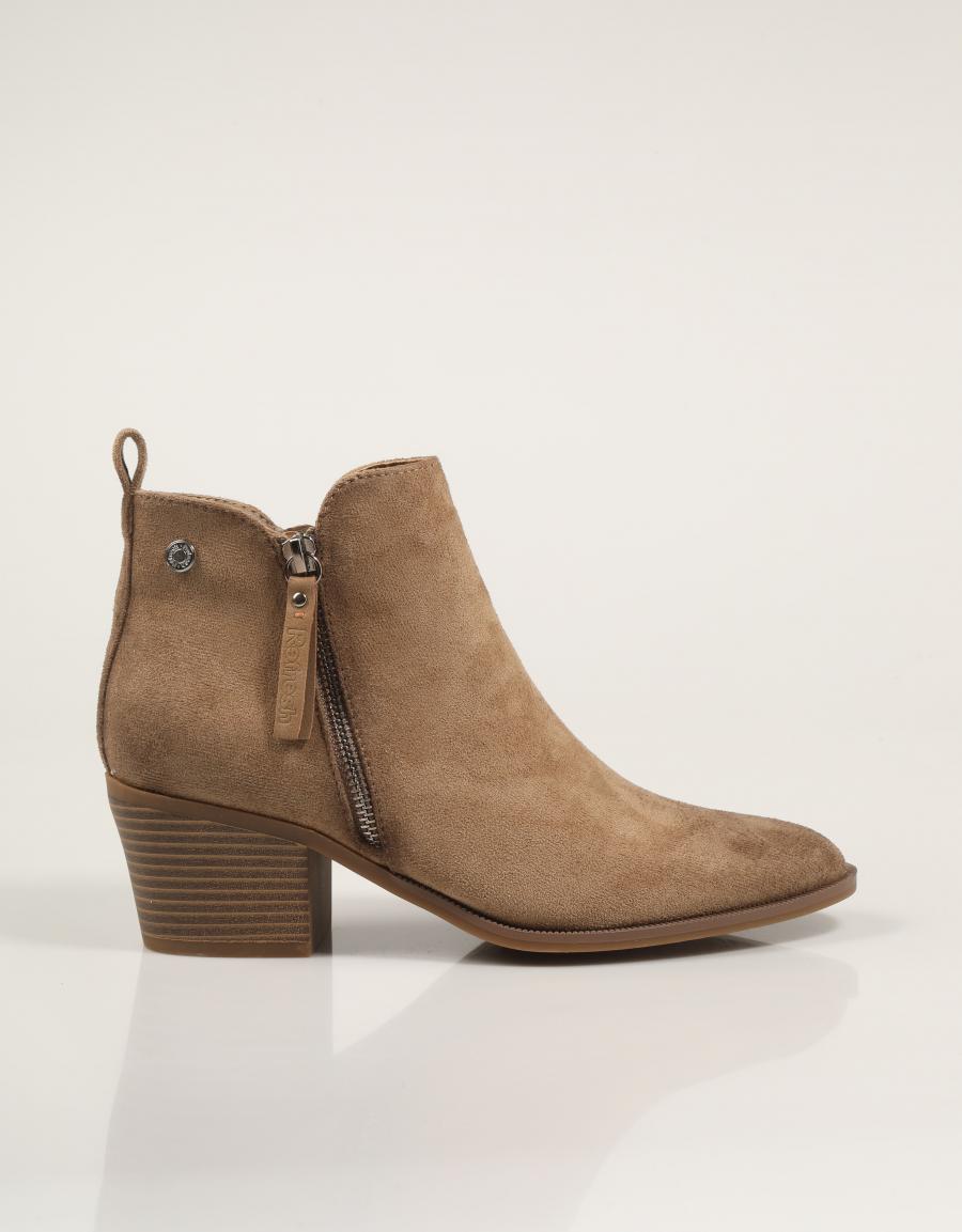 BOTINES REFRESH 173180 en color Beige