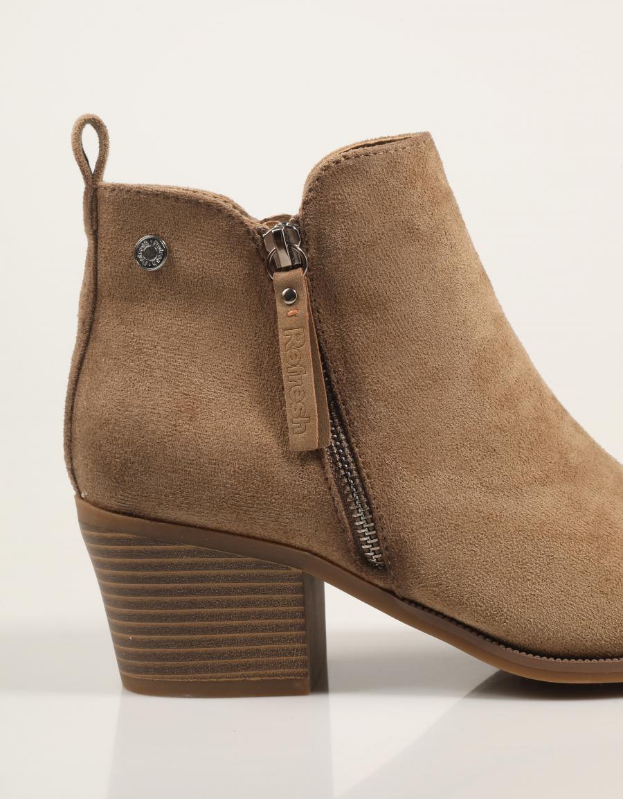 BOTINES REFRESH 173180 en color Beige