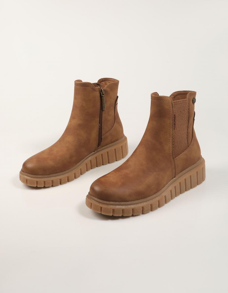 BOTINES REFRESH 173211 en color Cuero