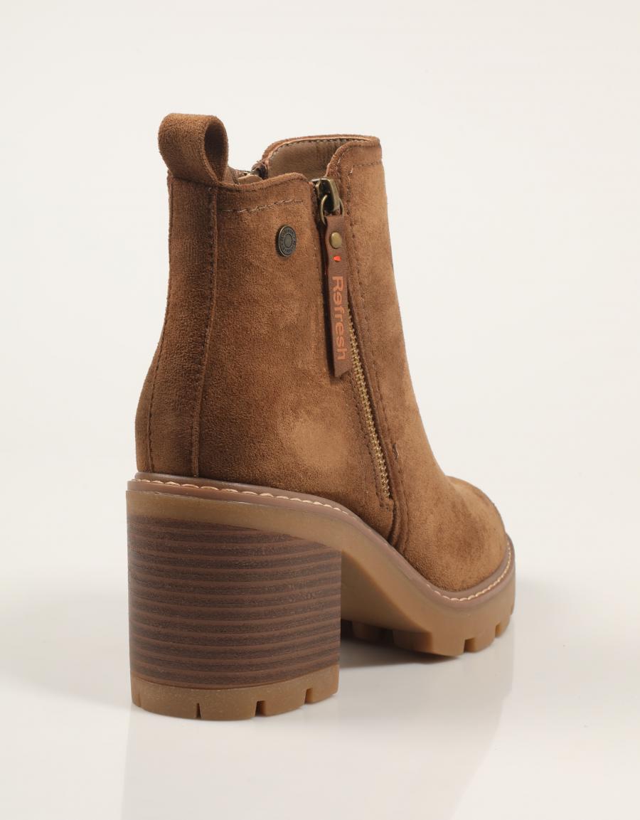 BOTINES REFRESH 172125 en color Cuero