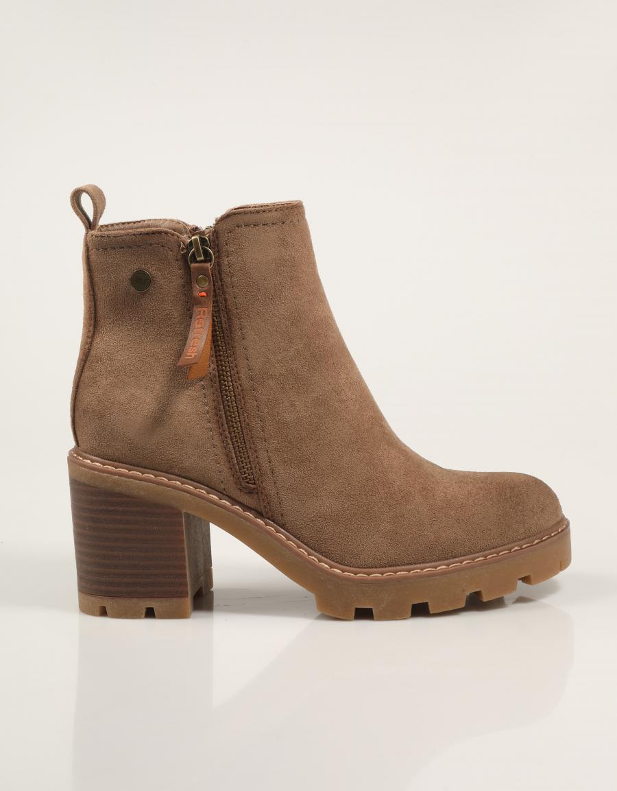 BOTINES REFRESH 172125 en color Taupe