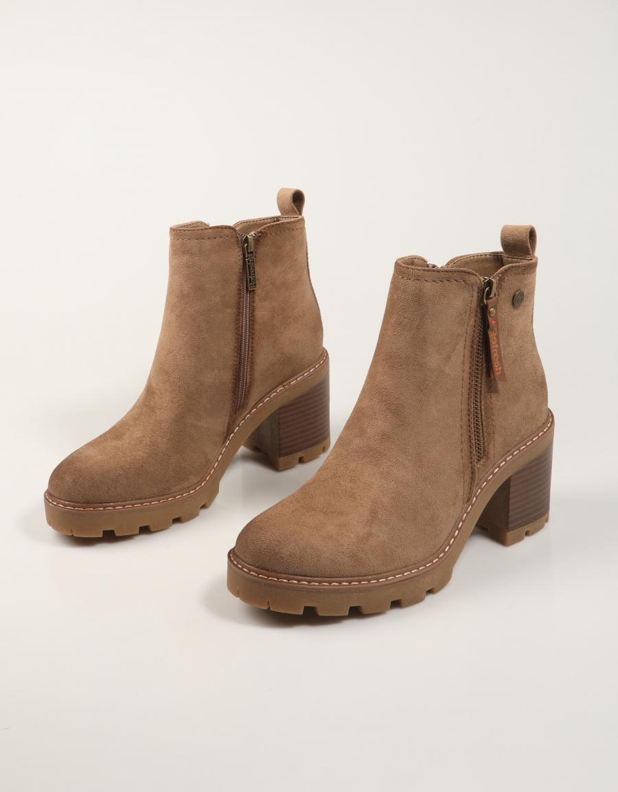BOTINES REFRESH 172125 en color Taupe