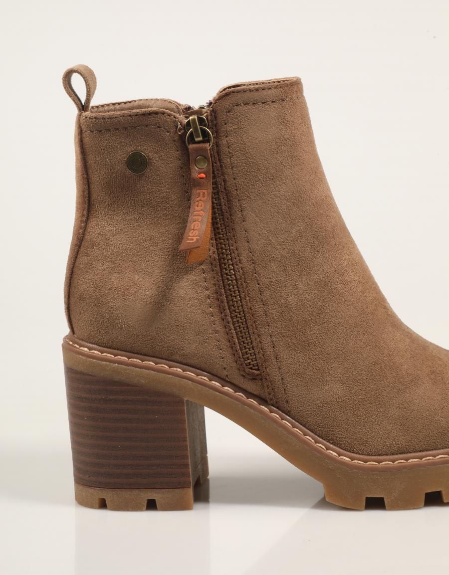 BOTINES REFRESH 172125 en color Taupe