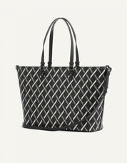 BOLSO ARMANI BAGS GYNGER LOGO SHOPPING M XW000926 en color Negro