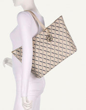 BOLSO ARMANI BAGS GYNGER LOGO SHOPPING M XW000926 en color Beige