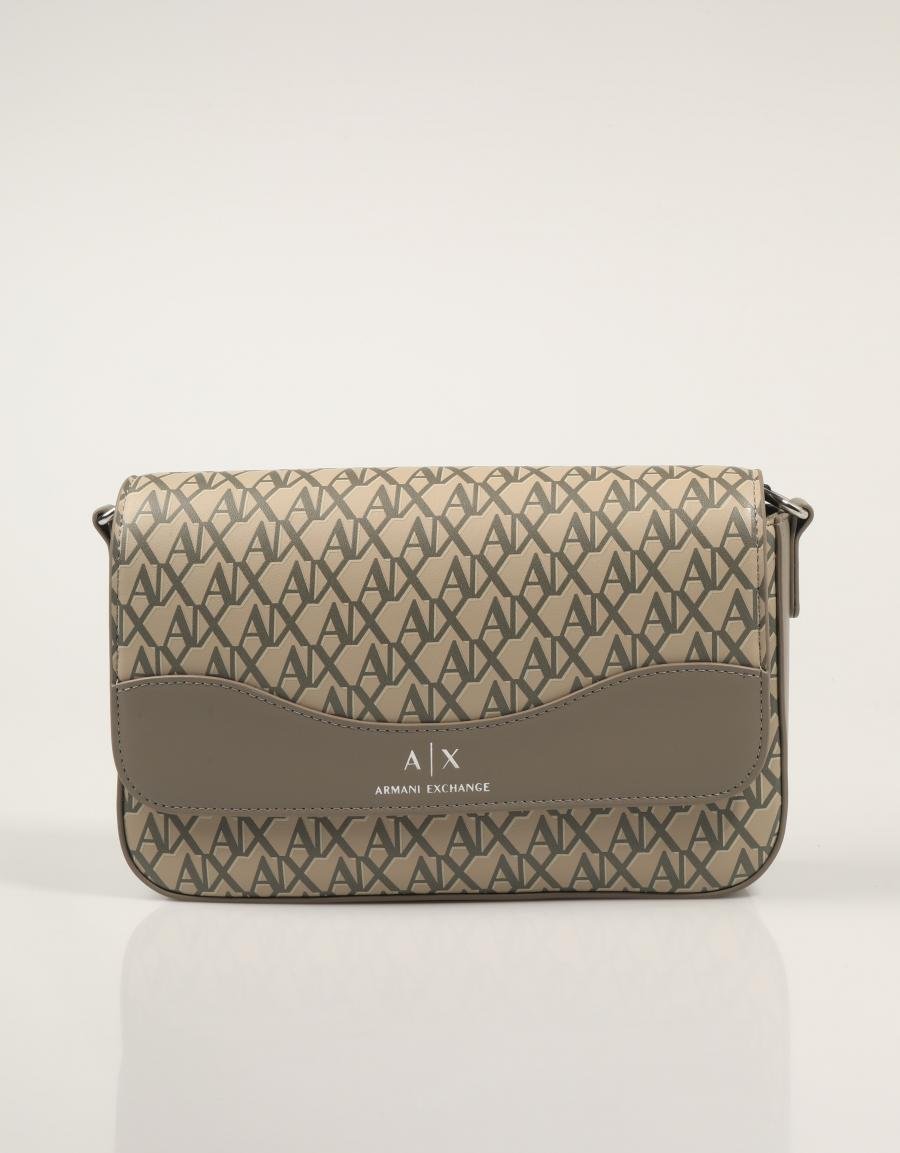 BOLSO ARMANI BAGS WAVE MONOGRAM XW001596 en color Beige