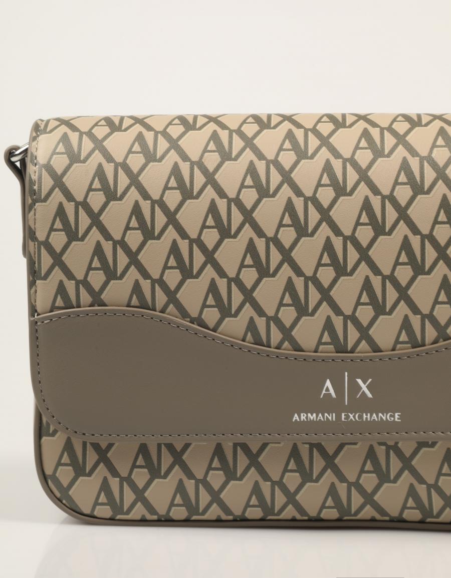 BOLSO ARMANI BAGS WAVE MONOGRAM XW001596 en color Beige