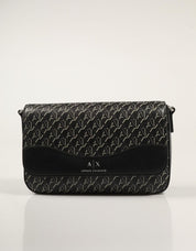 BOLSO ARMANI BAGS WAVE MONOGRAM XW001596 en color Negro