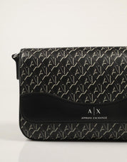 BOLSO ARMANI BAGS WAVE MONOGRAM XW001596 en color Negro