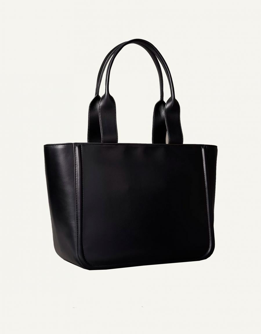 BOLSO CALVIN KLEIN RAISED CK MEDIUM TOTE en color Negro