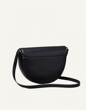 BOLSO CALVIN KLEIN RAISED CK SADDLE CROSSBODY en color Negro