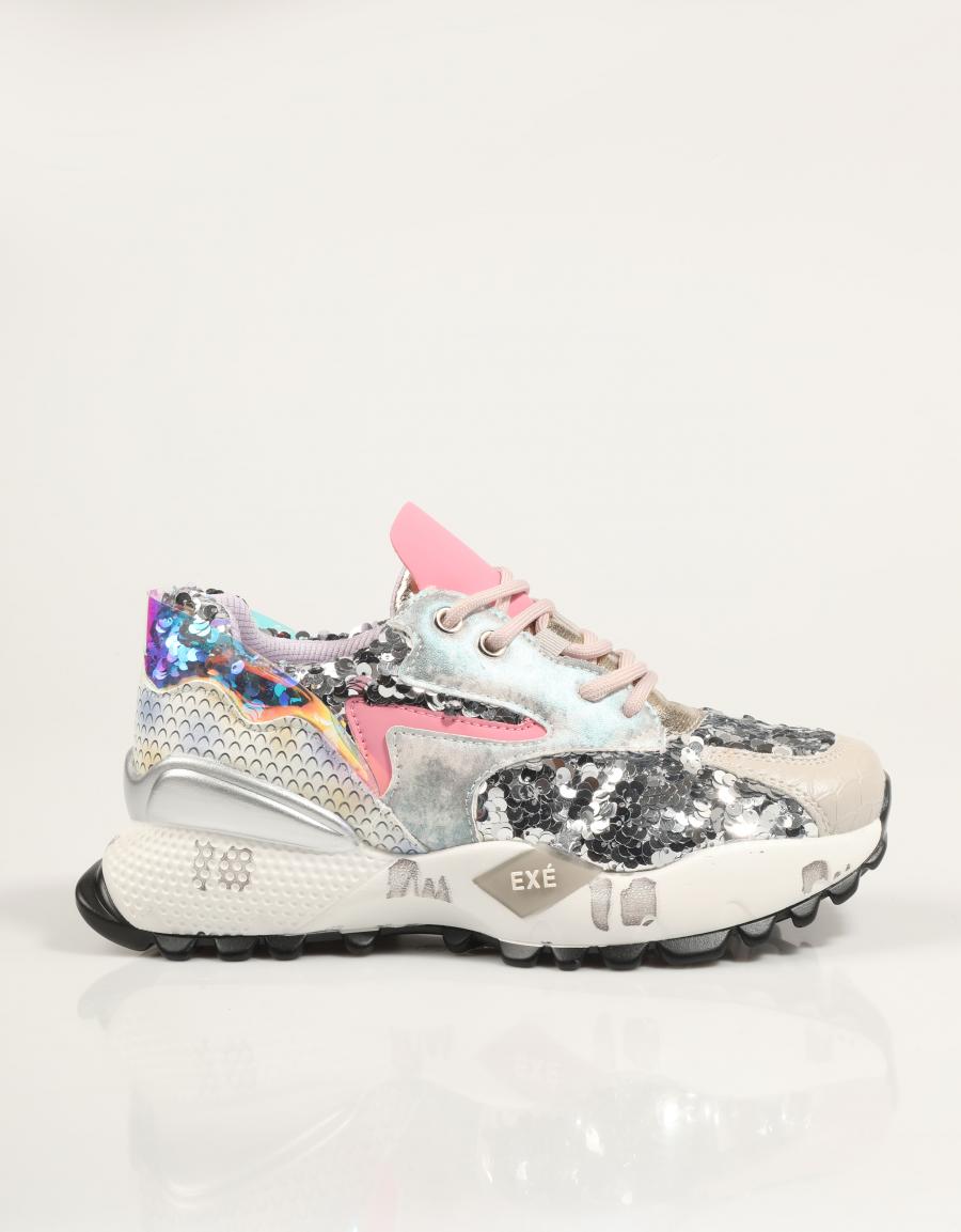 ZAPATILLAS EXE D19 0608-17 en color Plata