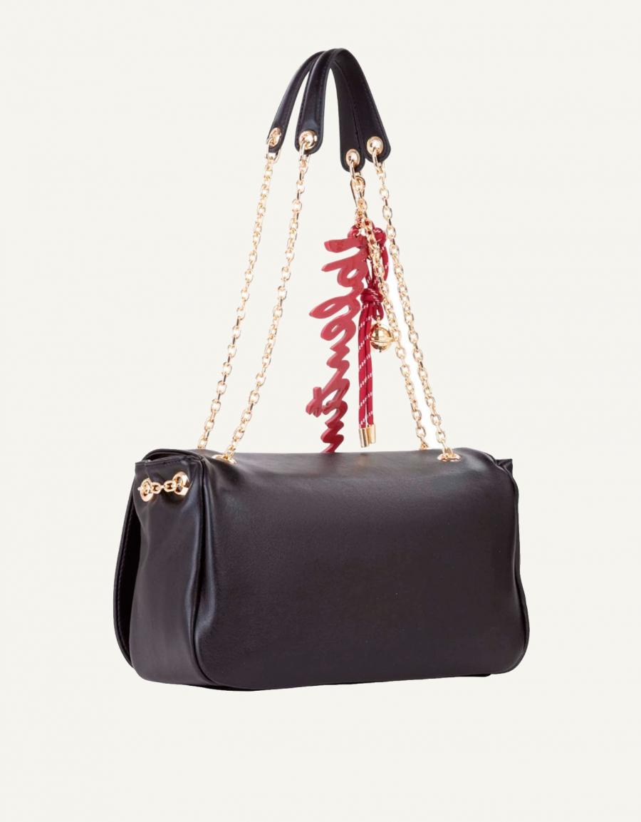 BOLSO VALENTINO WINTER RE PATTINA VBS9I009 en color Negro