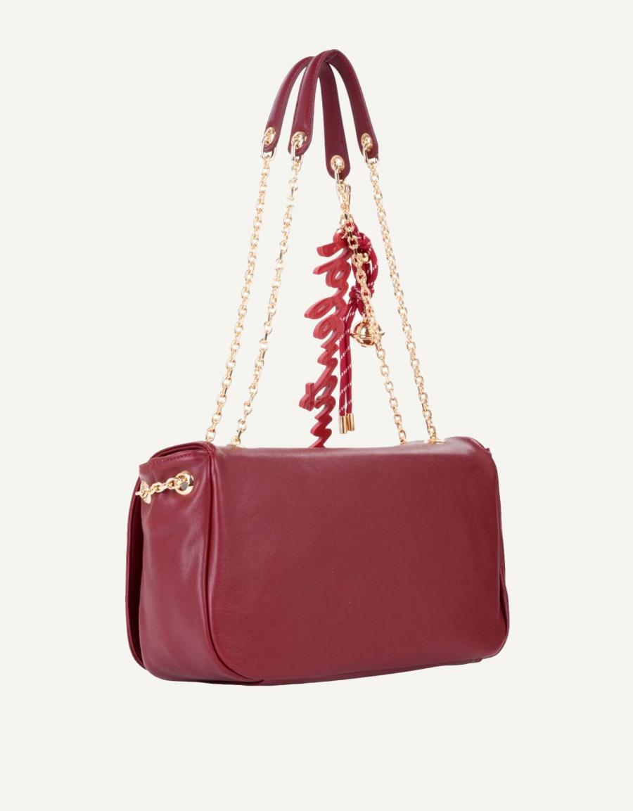 BOLSO VALENTINO WINTER RE PATTINA VBS9I009 en color Burdeos