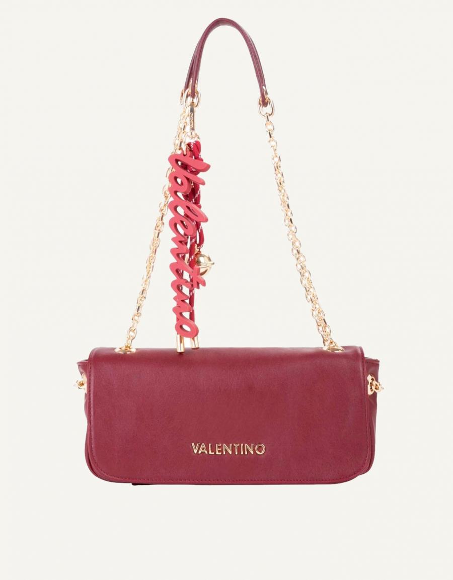 BOLSO VALENTINO WINTER RE PATTINA VBS9I010 en color Burdeos