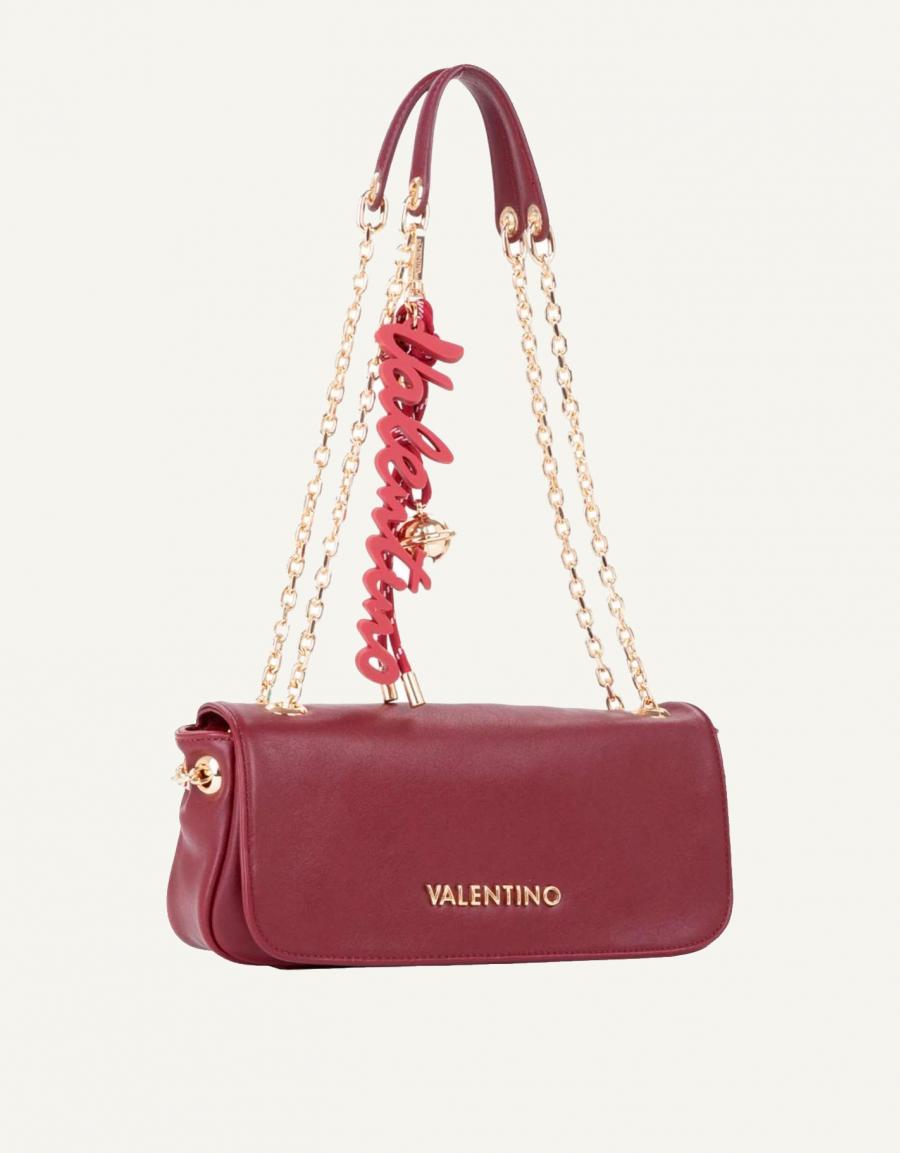BOLSO VALENTINO WINTER RE PATTINA VBS9I010 en color Burdeos