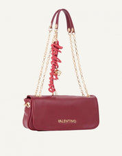 BOLSO VALENTINO WINTER RE PATTINA VBS9I010 en color Burdeos