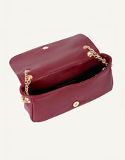 BOLSO VALENTINO WINTER RE PATTINA VBS9I010 en color Burdeos