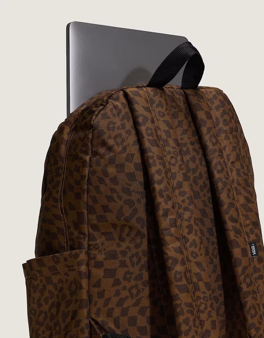 MOCHILA VANS OLD SKOOL CLASSIC V BACKPACK en color Marron
