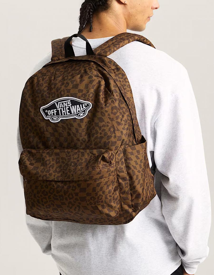 MOCHILA VANS OLD SKOOL CLASSIC V BACKPACK en color Marron