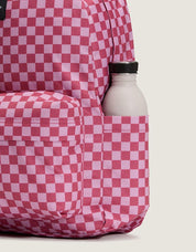 MOCHILA VANS OLD SKOOL CHECK BACKPACK en color Rosa