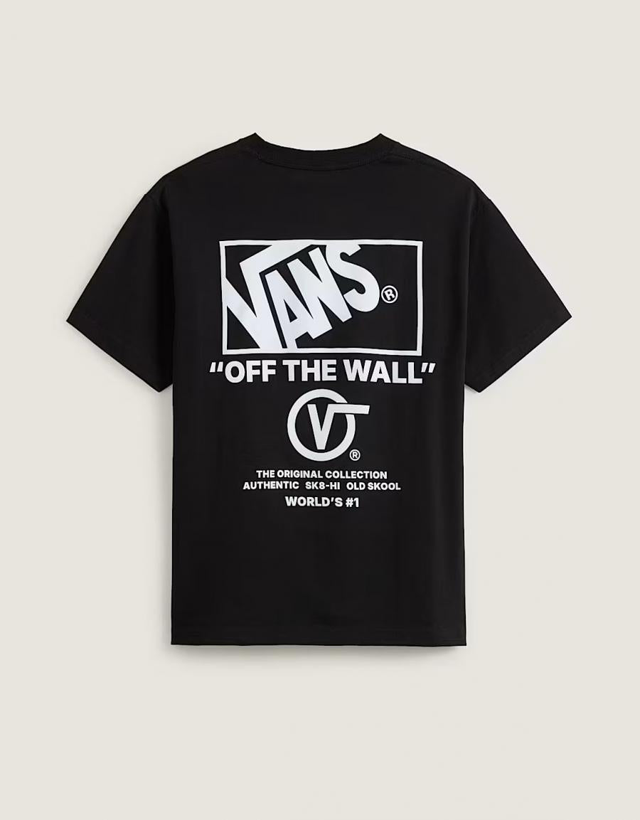 CAMISETA VANS STOCKPILE SS TEE VN000PEW en color Negro