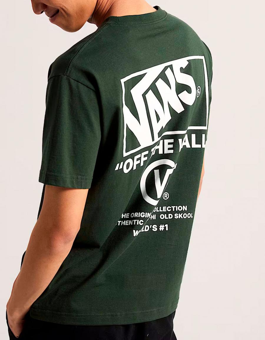 CAMISETA VANS STOCKPILE SS TEE VN000PEW en color Kaki