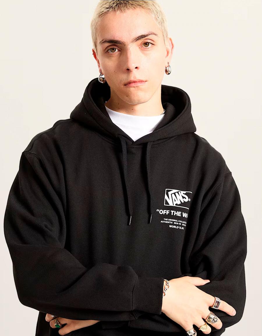 CAMISETA VANS STOCKPILE PULLOVER en color Negro