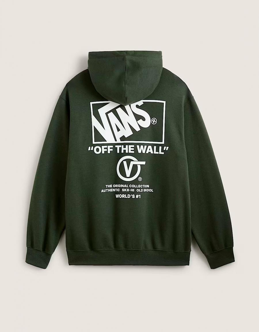 CAMISETA VANS STOCKPILE PULLOVER en color Kaki