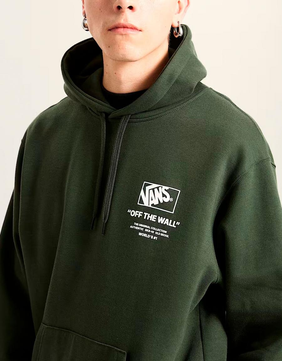 CAMISETA VANS STOCKPILE PULLOVER en color Kaki