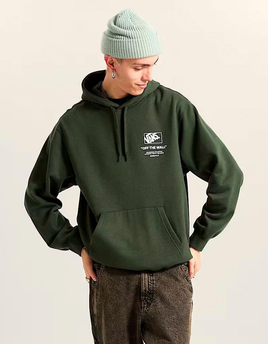 CAMISETA VANS STOCKPILE PULLOVER en color Kaki