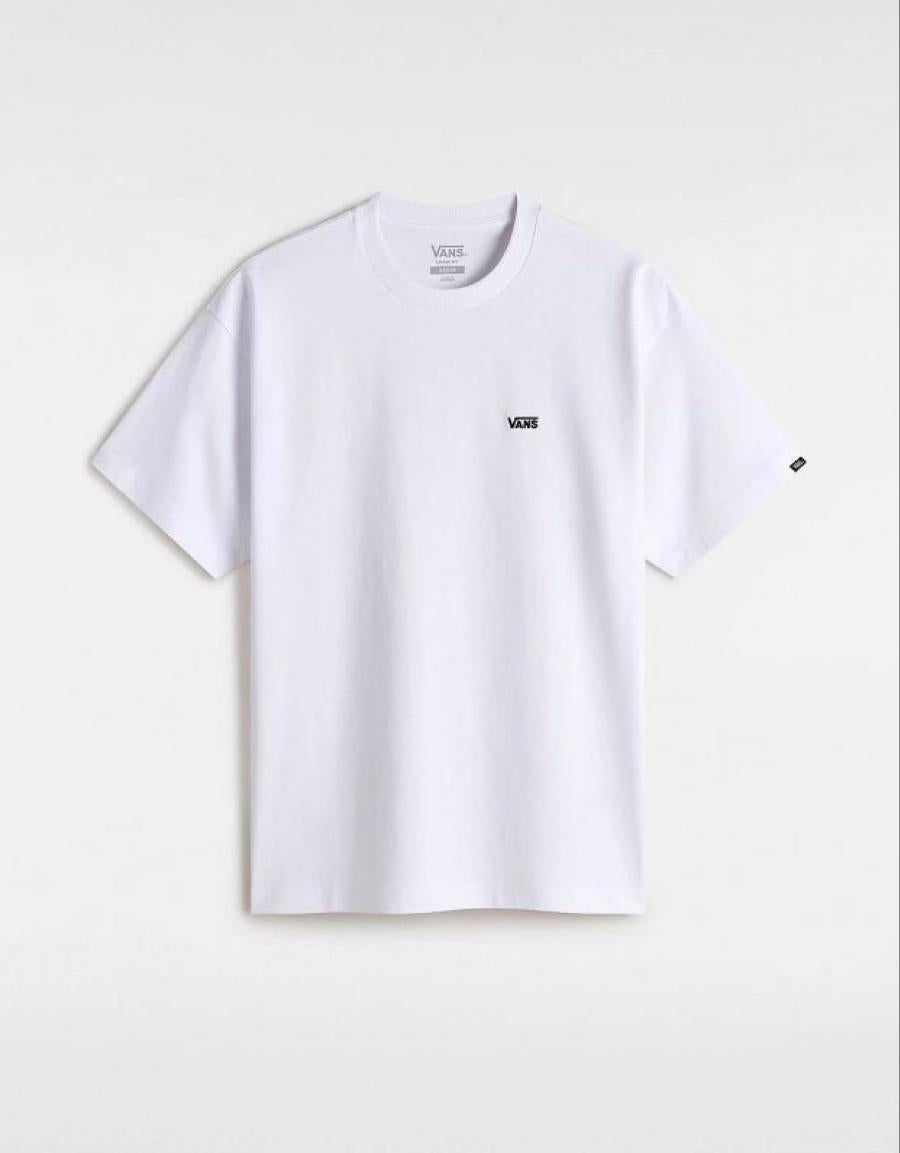 CAMISETA VANS LEFT CHEST II LOOSE SS en color Blanco